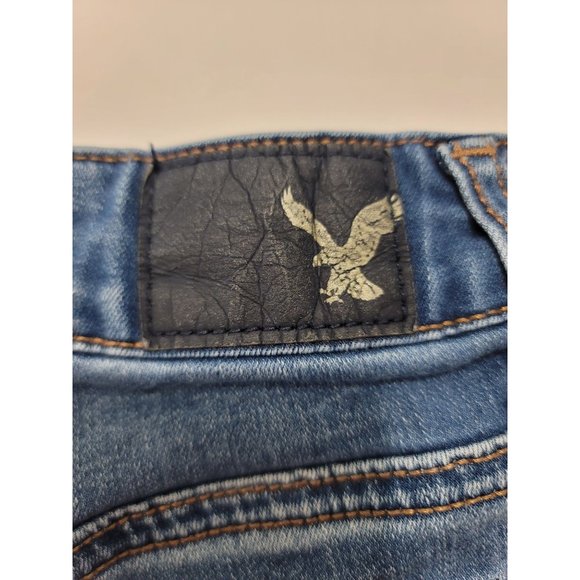 American Eagle Outfitters Super Stretch, Super Low Shortie - Distressed Size 0. - Picture 6 of 11
